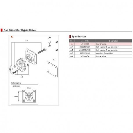 Hembra Pata Bombo MSB10BN