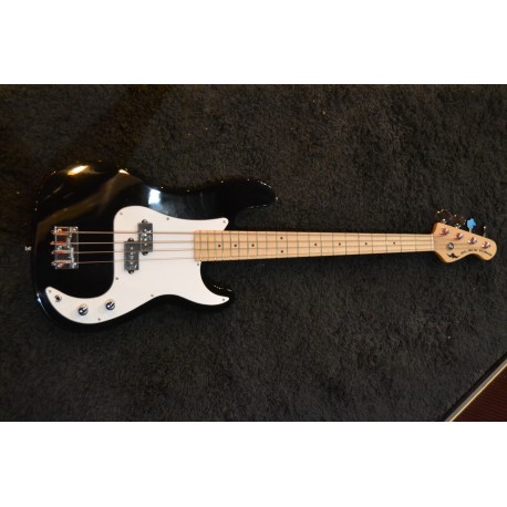 Blackhawk BHB1B Bajo Diapasón Arce Tipo Bajo Precision Negro