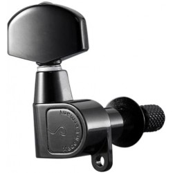 Schaller M6 Locking Topmount 3+3 Negro 71502