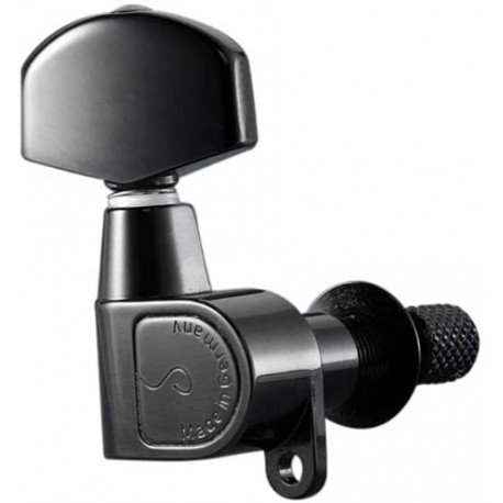 Schaller M6 Locking Topmount 3+3 Negro 71502