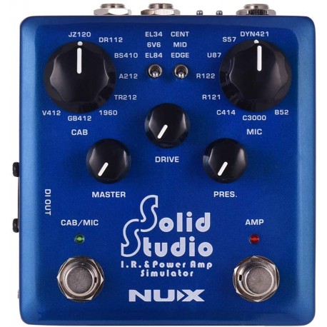 NUX Solid Studio IR & Power Amp Simulador