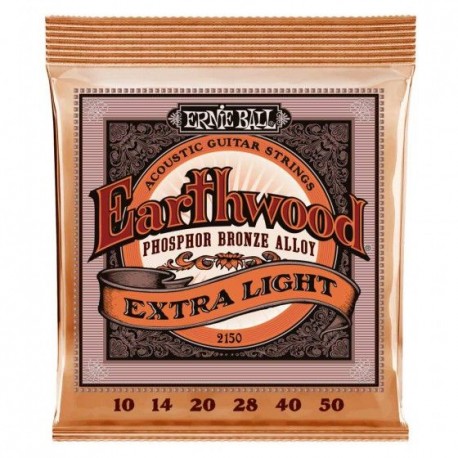 ERNIE BALL 2150 EARTHWOOD 92/8 PHOSPHOR BZ. XLIGHT 10-50