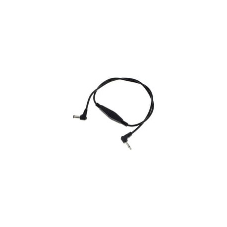 Cable Rockbag minijack coaxial 9/12V con inversor de polaridad
