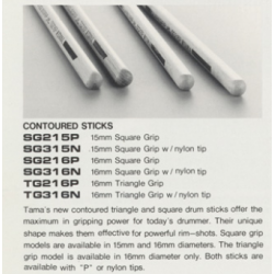 TAMA SG216P BAQUETAS