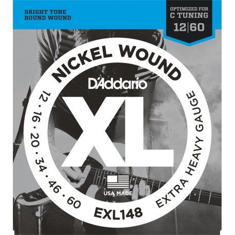 DADDARIO EXL148 Nickel Wound, Extra-Heavy [12-60]