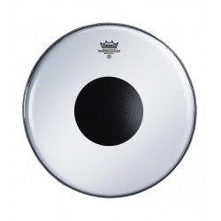 Remo Controlled Sound Smooth White Black Dot 13" CS-0213-10