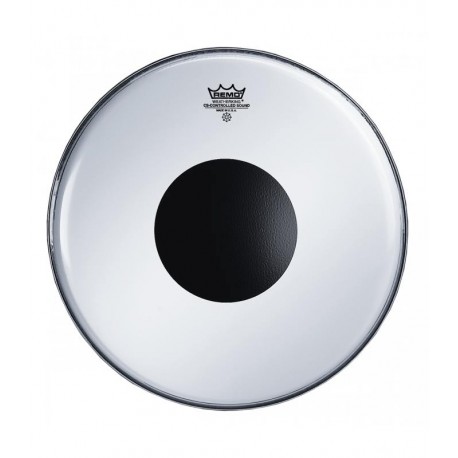 Remo Controlled Sound Smooth White Black Dot 13" CS-0213-10