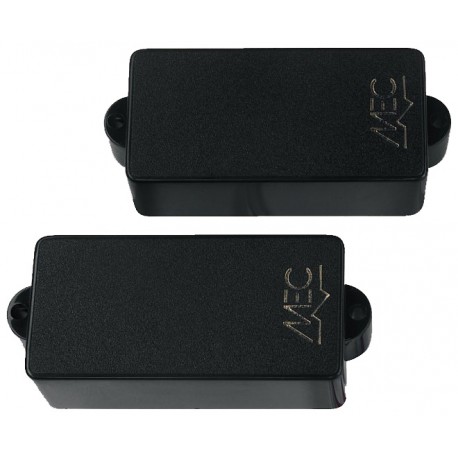 MEC 60200 B Active P-Style Bass Pickup, Metal Cover, 4-String - Black Chrome