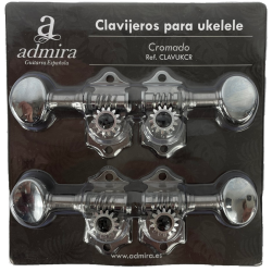 CLAVIJERO ADMIRA PARA UKELELE CROMADO