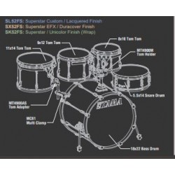 Tama Bateria Superstar SK52FS-MNB