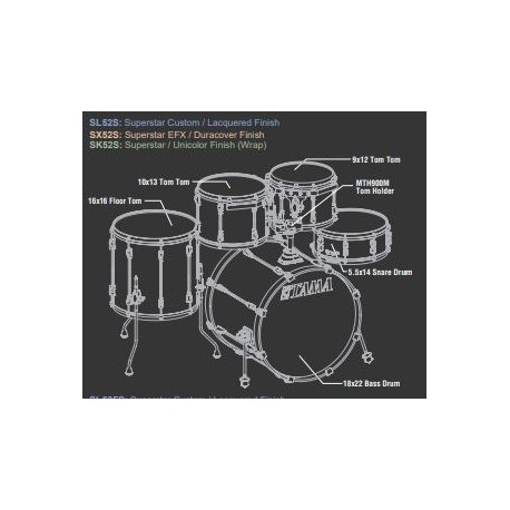 Tama Bateria Superstar SK52S-BBM