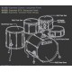 Tama Bateria Superstar SK52S-BBM