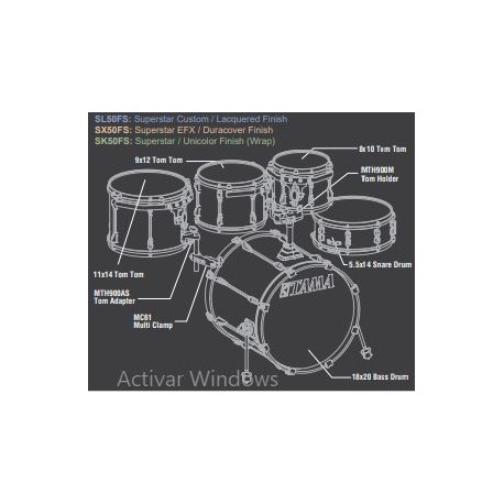 Tama Batería SX50FS VNS