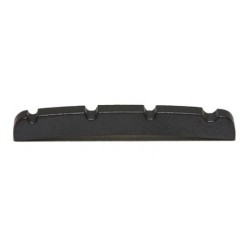 BLACK TUSQ XL JAZZ 4 STRING NUT CURVED BOTTOM (PT-1214-00)