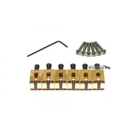 Graph Tech STRING SAVER CLASSICS SADDLES SET STRAT & TELE STYLE 2 1/16" STRING SPACING (MODEL PG-8000-00 SELECT FINISH)