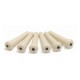 Graph Tech TUSQ TRADITIONAL BRIDGE PINS WHITE WITH 2MM BLK DOT PP-1122-00