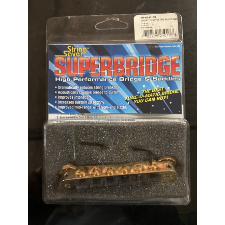 Graph Tech PN-8541-G0 Puente Ghost Tonepros TP6 4mm Dorado