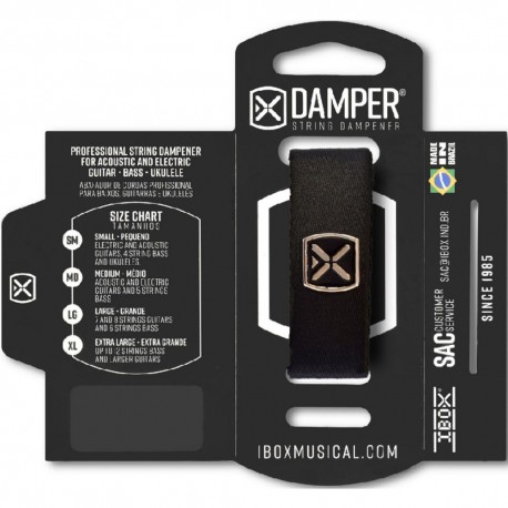 Amortiguador De Cuerdas Ibox Damper Medium Negro DTMD20