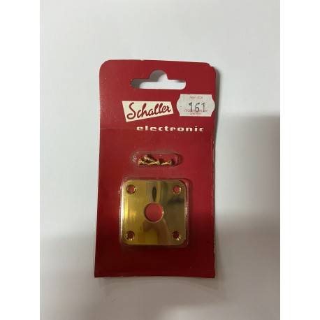 Schaller Placa Jack Cuadrada Dorado E3-161