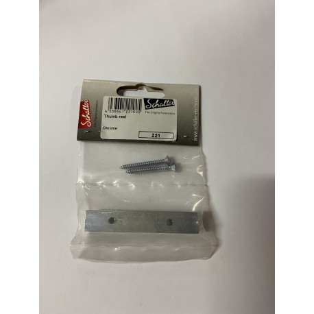 SCHALLER Apoyadedo Cromado E3-221