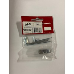 SCHALLER Porta llave Allen + 4 llaves Cromado 67-233