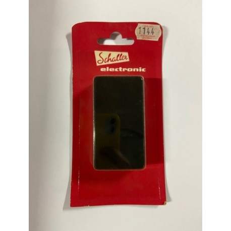 SCHALLER Tapa Pastilla Metal 8 Agujeros Negro 83-1144