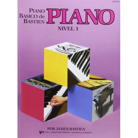 PIANO BASICO DE BASTIEN NIVEL 1 POR JAMES BASTIEN