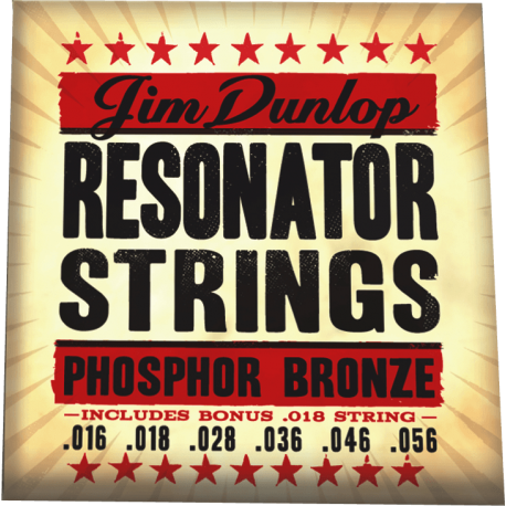 Jim Dunlop Resonator Strings Phosphor Bronze 016-056