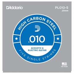 D´ADDARIO PL010-5 PACK DE 5 UNIDADES