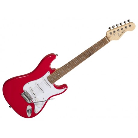 SOUNDSATION RIDER-JR FR - 3/4 double cutaway guitarra electrica con 3 single coils