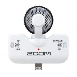 ZOOM IQ5 Professional stereo Microphone White
