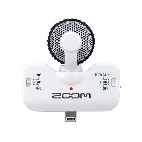 ZOOM IQ5 Professional stereo Microphone White
