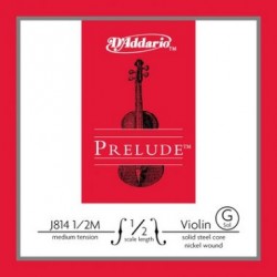 D'Addario Prelude Violin G 1/2 Medium Tension J814 1/2M Single String