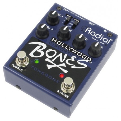 Radial Engineering Bones R800-7100 Hollywood Distortion Guitar Effects Pedal