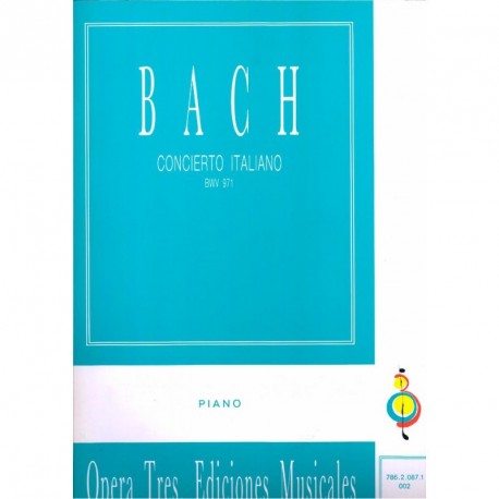 Concierto Italiano - BWV 971 - Piano