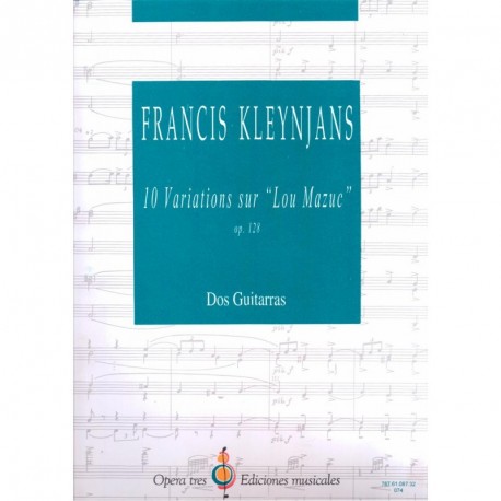 10 Variations Sur "Lou Mazuc" - OP.128 - Dos Guitarras
