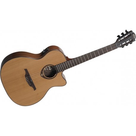 GUITARRA CLASICA ELECTRO-ACUSTICA LAG AUDITORIUM CUTAWAY