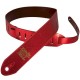 CORREA GUITARRA/BAJO PIEL RED FOIL - ROJA