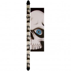 CORREA GUITARRA SKULL 2" POLYESTER PERRI´S