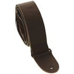CORREA GUITARRA PIEL SUAVE BLACK 2.5" PERRI´S