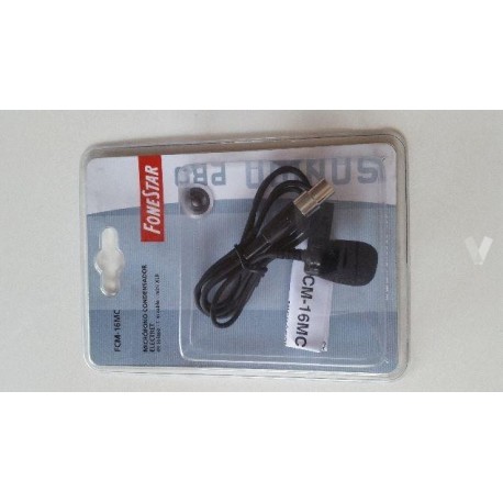 Fonestar FCM-16MC micrófono de solapa.