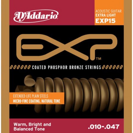 D´Addario Acustic Guitar Extra Light EXP15
