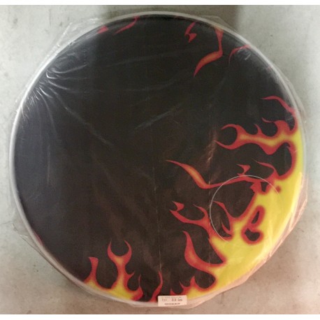 Parche Bombo Llamas 22"