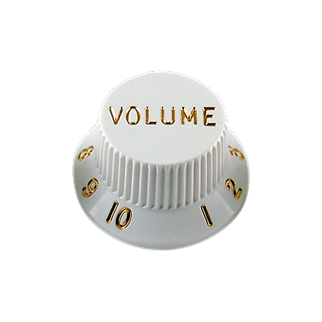 Boton Volumen Fender White estilo