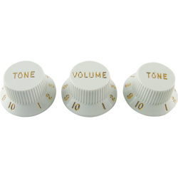 Botones Set Fender White estilo