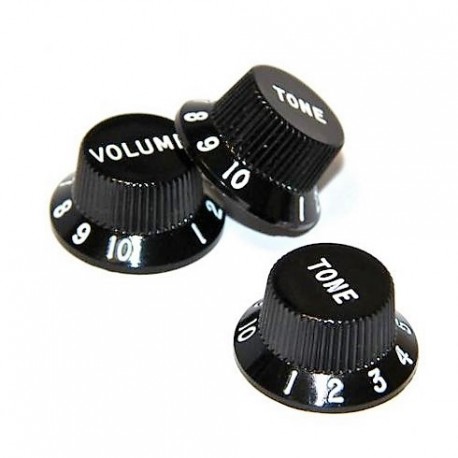 Botones Set Fender Black estilo