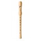 Hohner 9565 C soprano digitación alemana flauta dulce madera de peral.