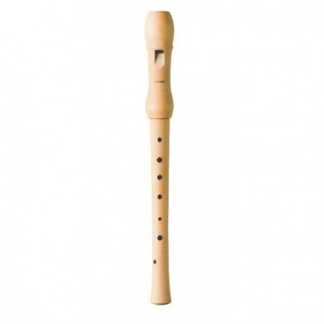 Hohner 9565 C soprano digitación alemana flauta dulce madera de peral.