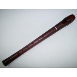 Hohner flauta una pieza platico color rojo dig. alemana.