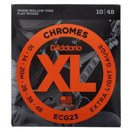 D'addario ECG23 010//048 entorchado plano
